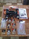 Tenth Technology Predator XRS 4wd RC buggy. 
 
Included are X10 hop up parts: 
1. Ball bearing diff washers (4ea) 
2. X10 High tensile steering link...