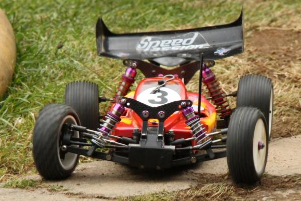 Simon Moss - Cat SX at Oswestry 4WD Regional. June 2008